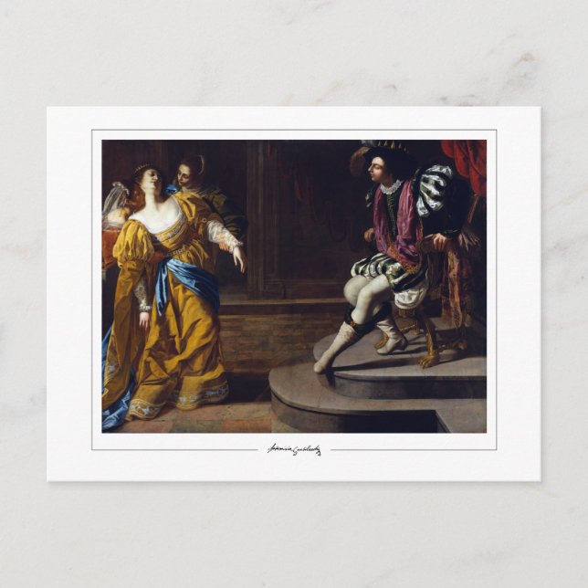Cartão Postal Artemisia Gentileschi #20 - Belas Artes (Frente)