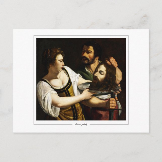 Cartão Postal Artemisia Gentileschi #36 - Belas Artes (Frente)