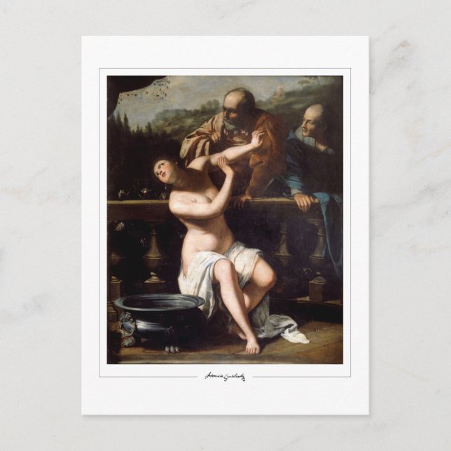 Cartão Postal Artemisia Gentileschi #72 - Belas Artes (Frente)