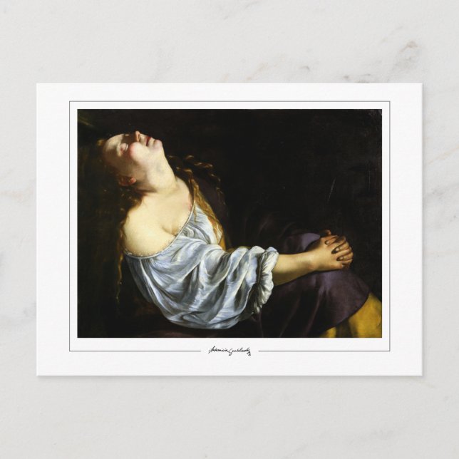 Cartão Postal Artemisia Gentileschi #86 - Belas Artes (Frente)