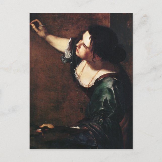 Cartão Postal Artemisia Gentileschi Art (Frente)