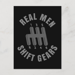 Cartão Postal Artes de mudança de homens reais