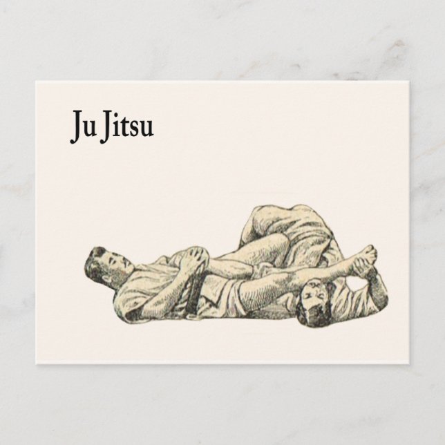 Cartão Postal Artes marciais Ju jitsu 11 (Frente)