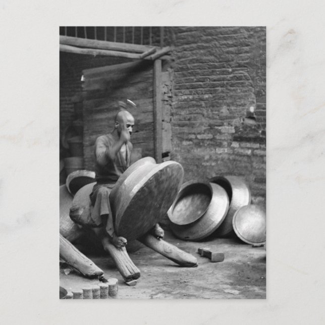 Cartão Postal Artesanato de cobre, Iraque, anos 30 (Frente)