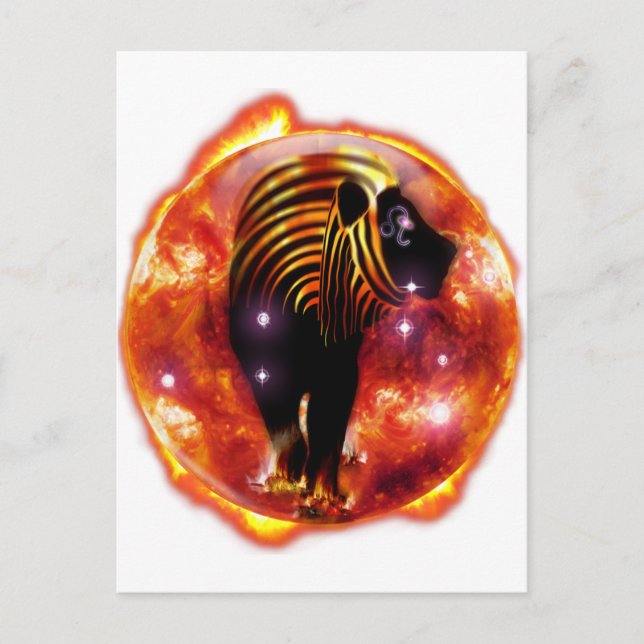 Cartão Postal Artesanato Dungeon Zodiac-Leo (Frente)