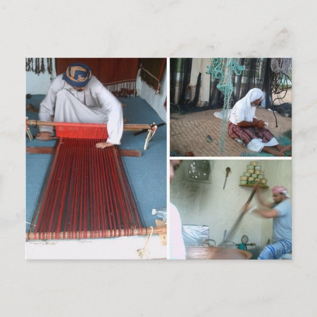 Cartão Postal Artesanatos da Arábia (Frente)