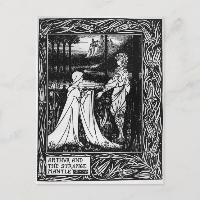 Cartão Postal Arthur e o estranho manto (Frente)