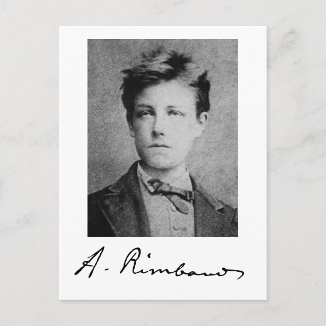 Cartão Postal Arthur Rimbaud (Frente)