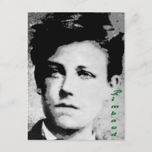 Cartão Postal Arthur Rimbaud (Frente)