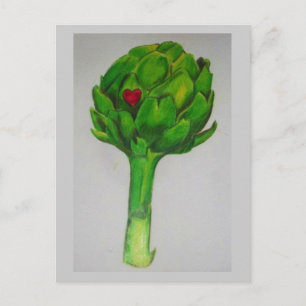 Cartão Postal Artichoke Heart