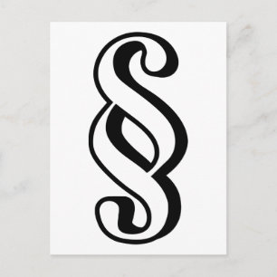 Cartão Postal Artigo do parágrafo