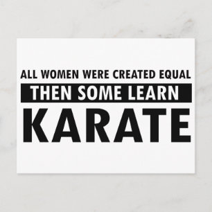 Cartão Postal Artigos de presente de Karate