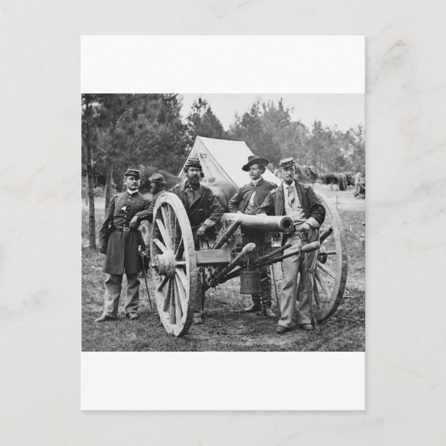 Cartão Postal Artilharia da Guerra Civil, 1860 (Frente)