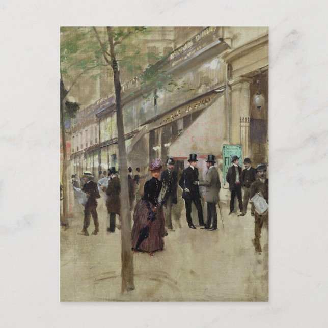 Cartão Postal Artista Jean Beraud (Frente)