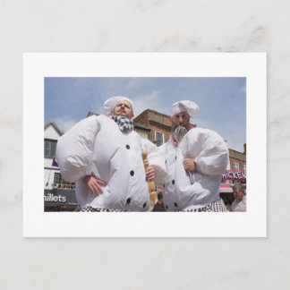 Cartão Postal Artistas de Rua Chef Engraçados (9812)
