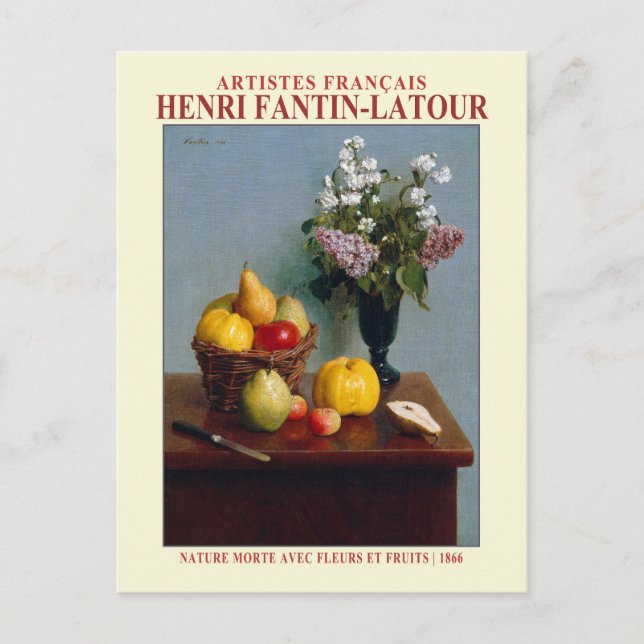 Cartão Postal Artistas Franceses EP (Frente)