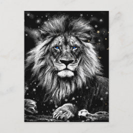 Cartão Postal *~* Artsy AP23 Artístico Celestial SILVER LION