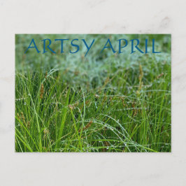 Cartão Postal Artsy April