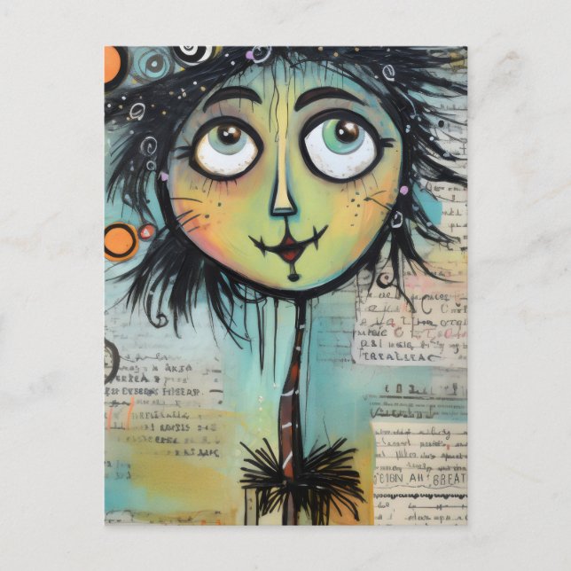 Cartão Postal Artsy Ladies 9 (Frente)