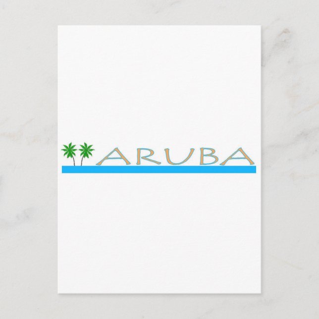 Cartão Postal Aruba (Frente)