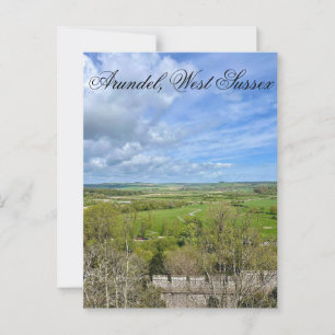 Cartão Postal Arundel na Primavera, West Sussex