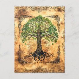 Cartão Postal Árvore Celta da Vida