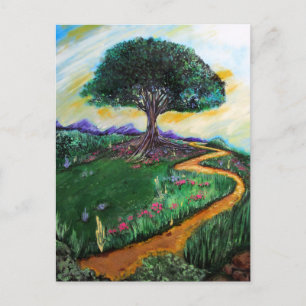 Cartão Postal Árvore Da Imaginação