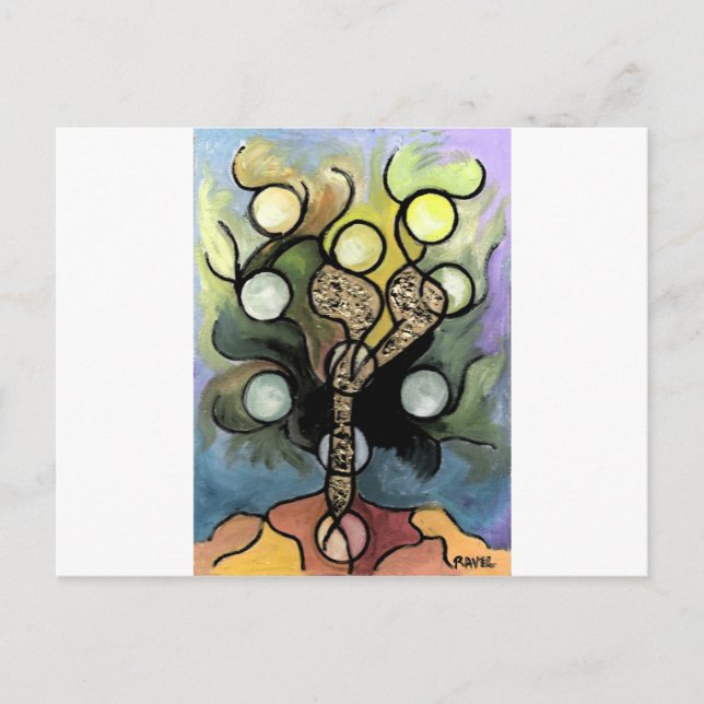 Cartão Postal Árvore da Vida (Frente)