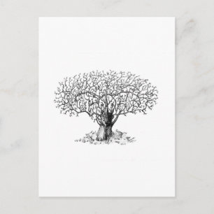 Cartão Postal Árvore da vida - animais