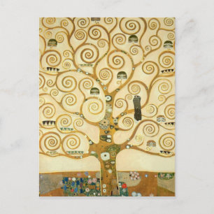 Cartão Postal Árvore da Vida por Gustav Klimt