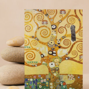 Cartão Postal Árvore da Vida por Klimt