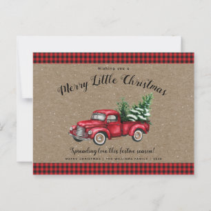 Cartão Postal Árvore de Caminhão de Natal Feliz Natalzinho