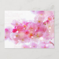 Árvore de Cerejeira Japonesa com Flores Rosa Paste