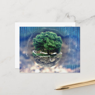 Cartão Postal Árvore de conceito