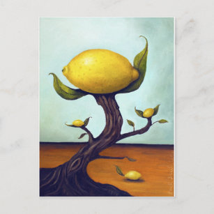 Cartão Postal Árvore de Limão Surreal