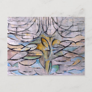 Cartão Postal Árvore de Maçã Flor - Piet Mondrian -
