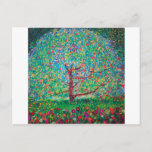Cartão Postal Árvore de Maçã, Gustav Klimt<br><div class="desc">Gustav Klimt (14 de julho de 1862 - 6 de fevereiro de 1918) foi um pintor simbólico austríaco e um dos membros mais proeminentes do movimento Secessão de Viena. Klimt é notado por suas pinturas, murais, esboços, e outros objetos de arte. Além de suas obras figurativas, que incluem alegorias e...</div>