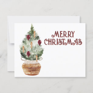 Cartão Postal Árvore de natais vintages