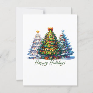 Cartão Postal árvore de Natal
