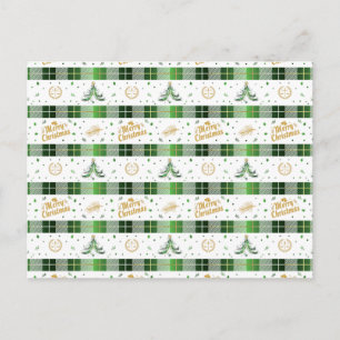 Cartão Postal Árvore de Natal de Advogado - Escalas da Justiça