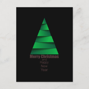 Cartão Postal Árvore de Natal Moderna