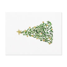 Árvore de Natal Pintada à Mão