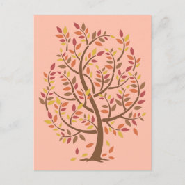 Cartão Postal Árvore de outono