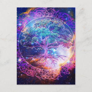 Cartão Postal Árvore de Vida Bem-Estar