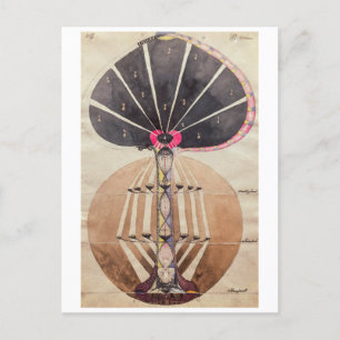 Cartão Postal Árvore do Conhecimento Nº 3   Hilma af Klint  