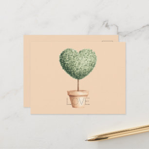 Cartão Postal Árvore do Coração Amor
