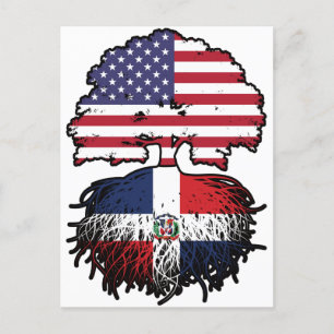 Cartão Postal Árvore Dominicana Americana
