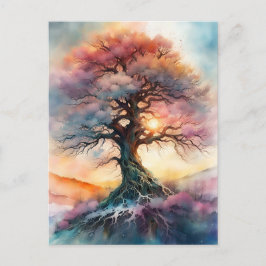 Cartão Postal Árvore eterno