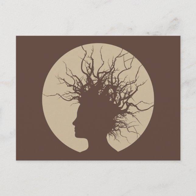 Cartão Postal Árvore humana (Frente)