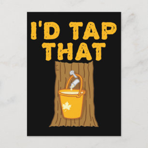 Cartão Postal Árvore Maple Eu Dava Um Toque Naquele Açúcar